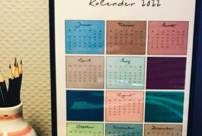 Kalender i ramme
