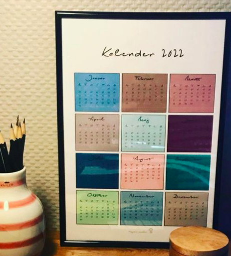 Kalender i ramme